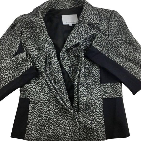 Classiques Entier Perfect Condition Chic Leopard Jacquard Jacket - Picture 2 of 6